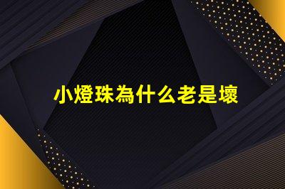 小燈珠為什么老是壞 led燈珠為什么容易壞